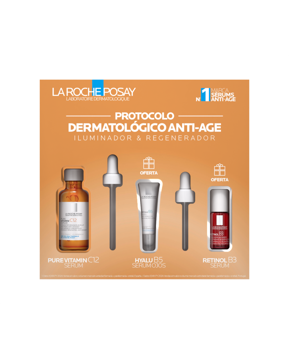 LA ROCHE POSAY Cofre protocolo iluminador Pure Vitamina C12 serum