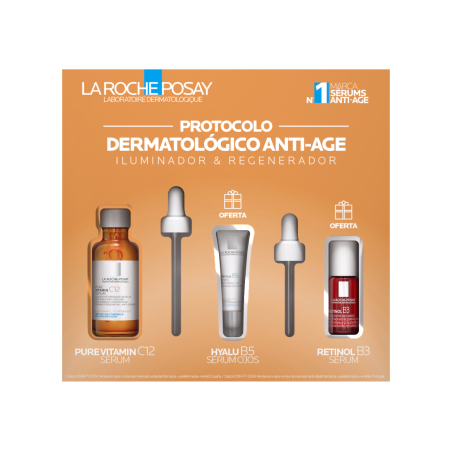 LA ROCHE POSAY Cofre protocolo iluminador Pure Vitamina C12 serum
