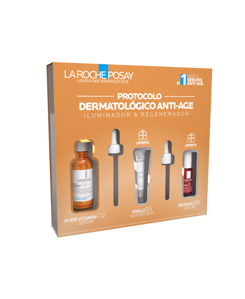 LA ROCHE POSAY Cofre protocolo iluminador Pure Vitamina C12 serum