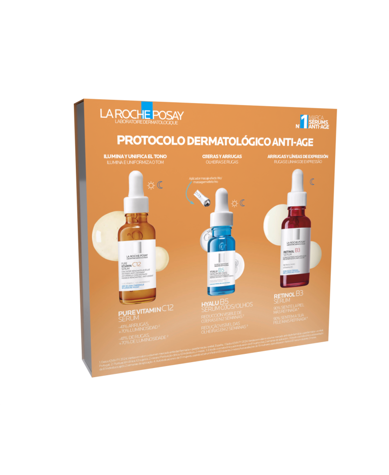 LA ROCHE POSAY Cofre protocolo iluminador Pure Vitamina C12 serum
