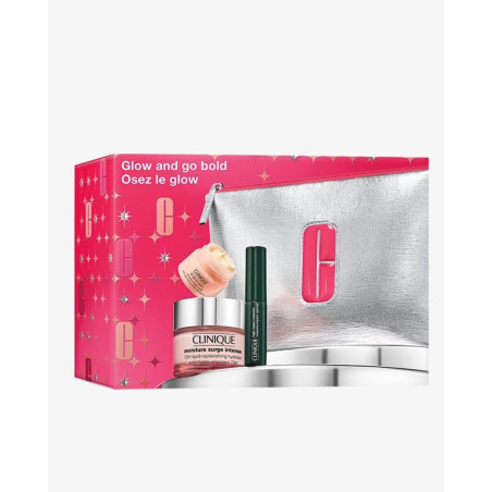 CLINIQUE Pack Moisture surge intense glow and go bold