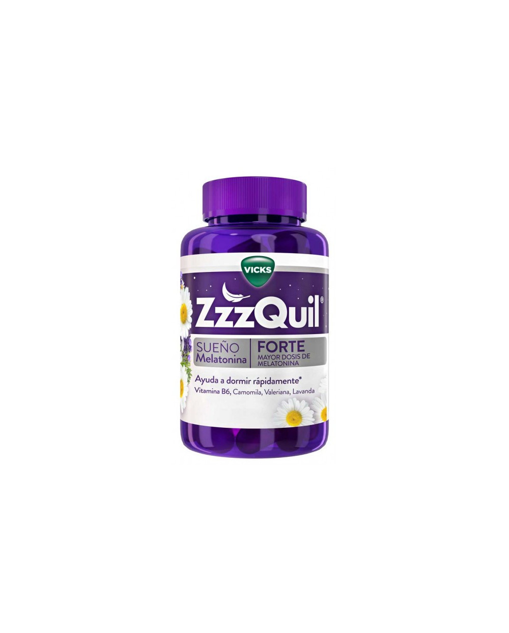 ZZZQUIL Forte sabor a frutos del bosque 60 gummies