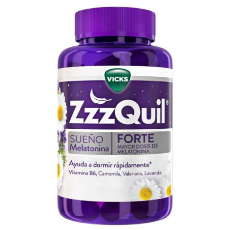 ZZZQUIL Forte sabor a frutos del bosque 60 gummies