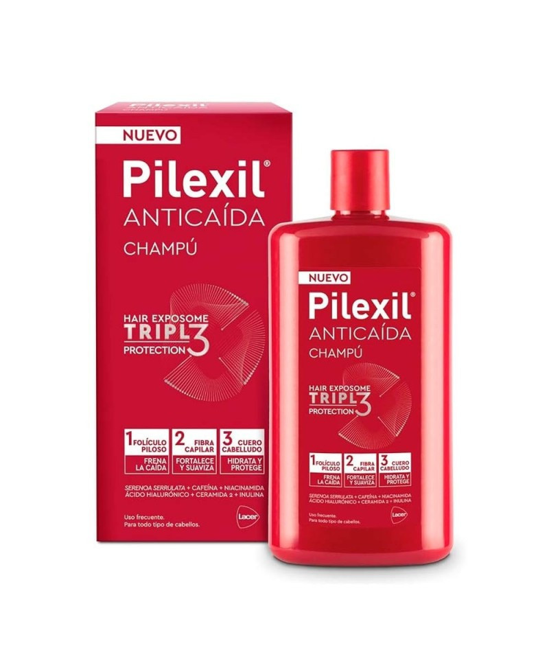 PILEXIL Champú Anticaída triple protection 275 ml