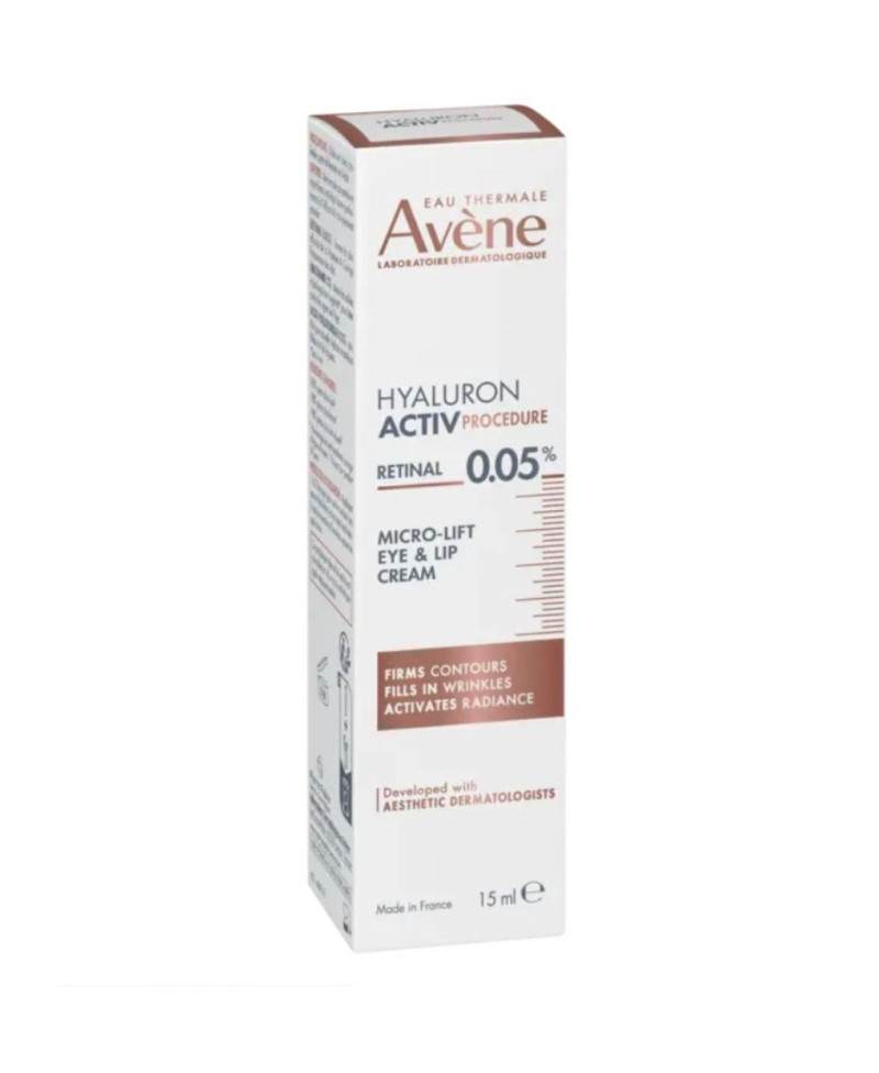 AVÈNE Hyaluron Activ Procedure Retinal 0,05% crema ojos y labios 15 ml