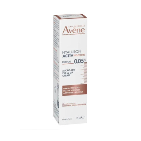 AVÈNE Hyaluron Activia Procedure Retinal 0,05% crema ojos y labios 15 ml