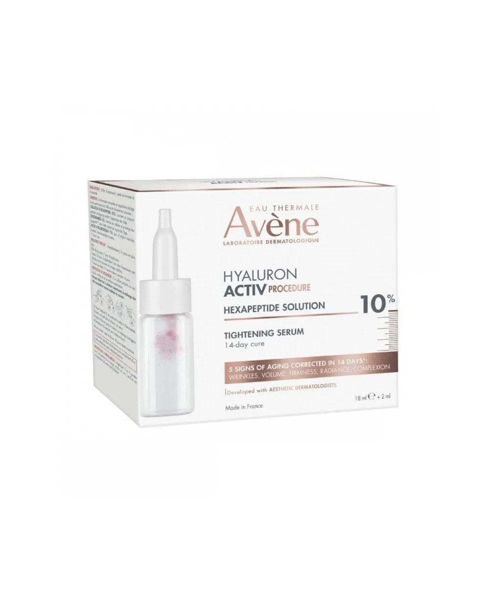 AVÈNE Hyaluron Activ Procedure solución de hexapéptidos 10% - sérum tensor 18 ml