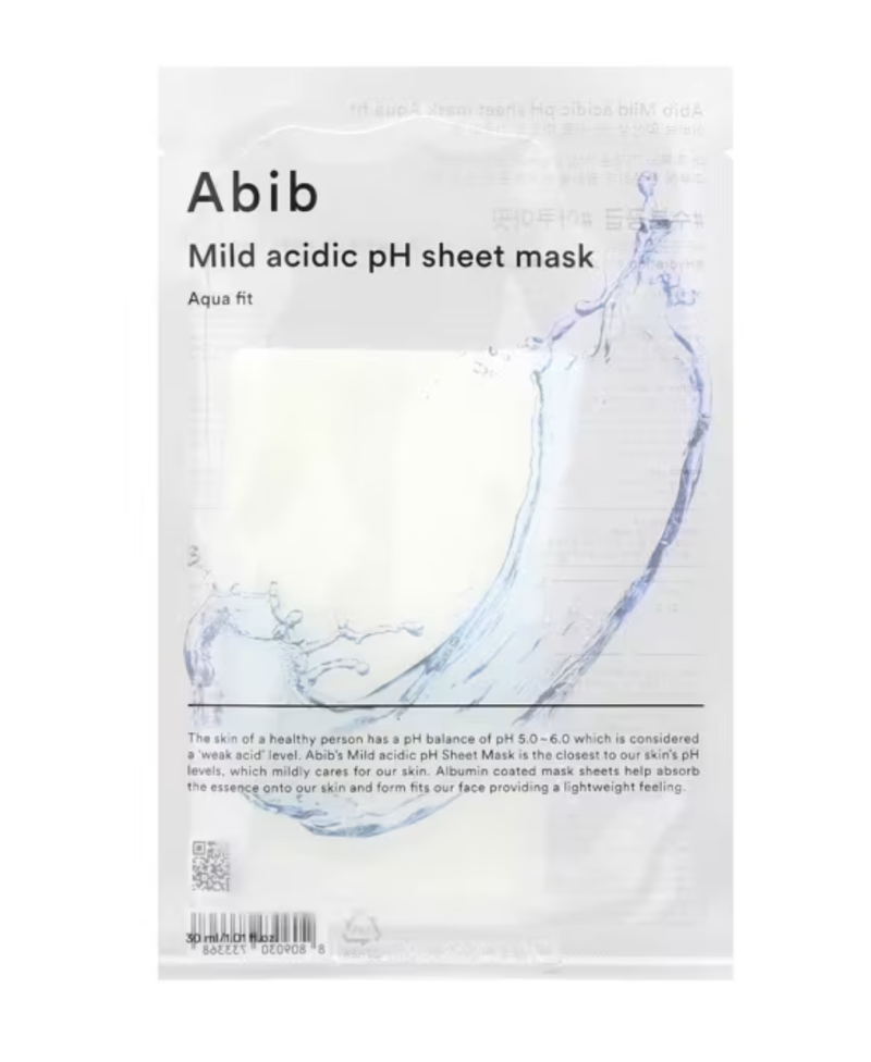 Abib Mascarilla Suave pH Acidic Aqua Fit 30ml