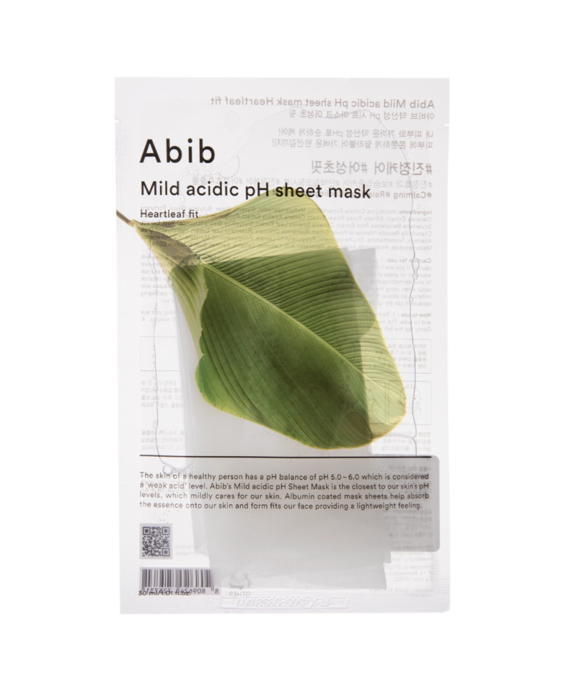 Abib Mascarilla Suave pH Acidic Heartleaf Fit 30ml