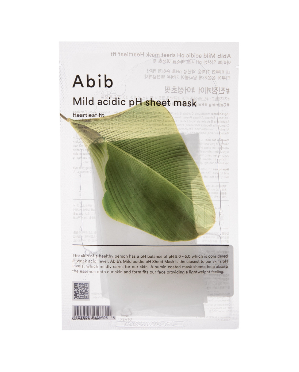 Abib Mascarilla Suave pH Acidic Heartleaf Fit 30ml