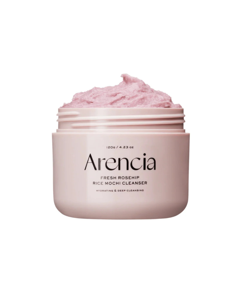 Arencia Limpiador Facial Mochi Arroz Rosa Mosqueta 120g