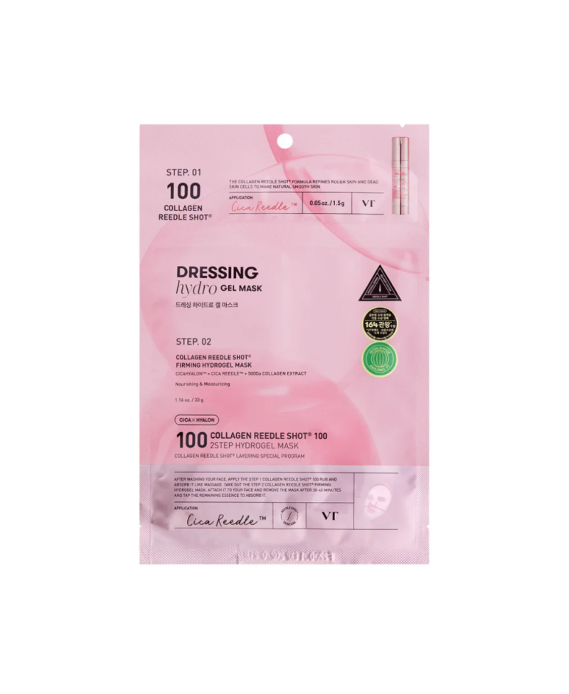 VT Cosmetics Mascarilla 2 Pasos Collagen Reedle Shot 100