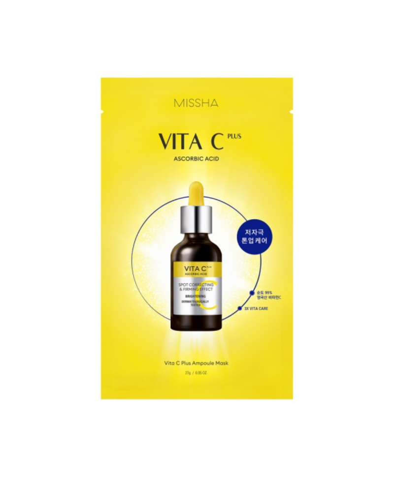 MISSHA Vita C plus ascorbid acid mascarilla facial