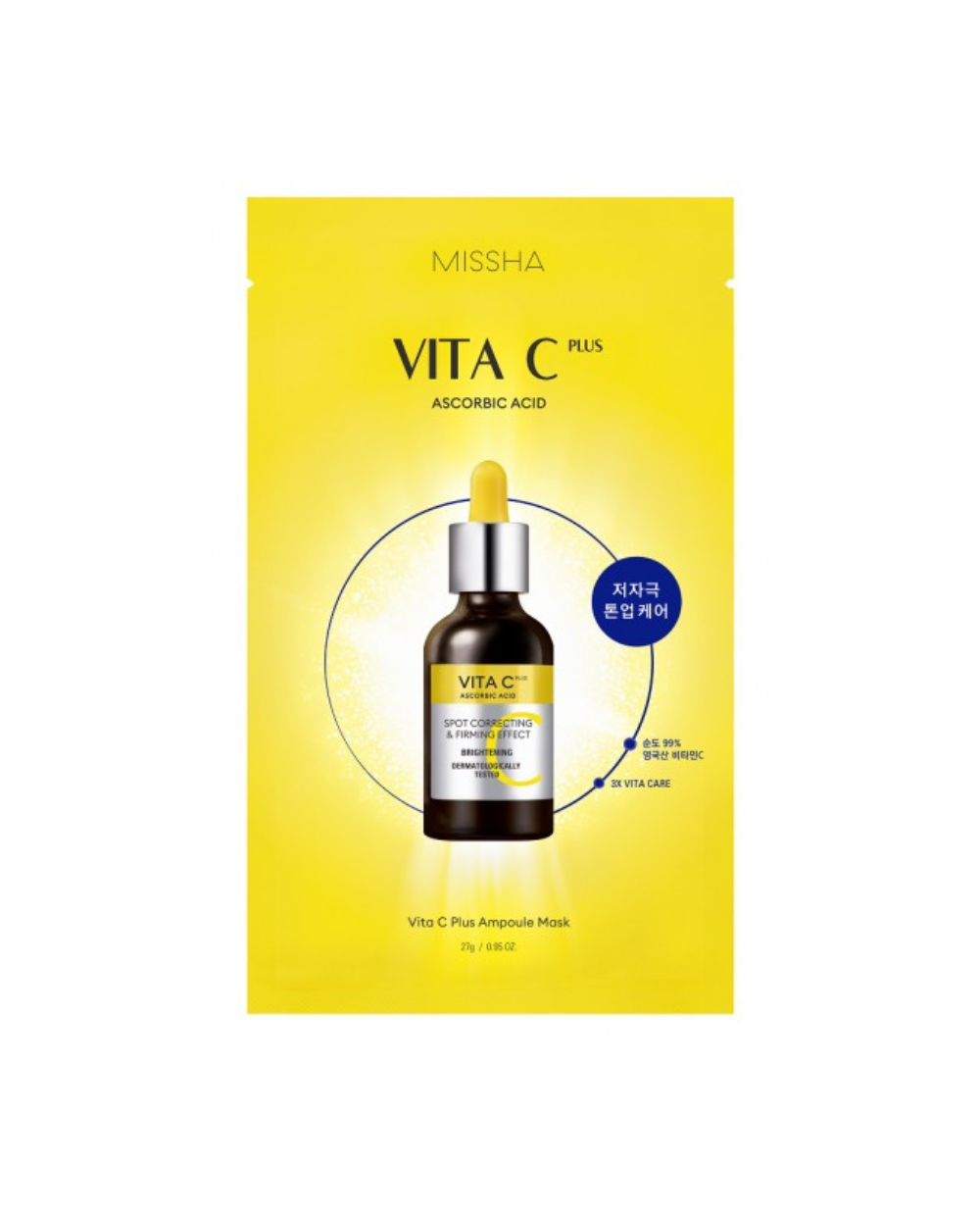 MISSHA Vita C plus ascorbid acid mascarilla facial