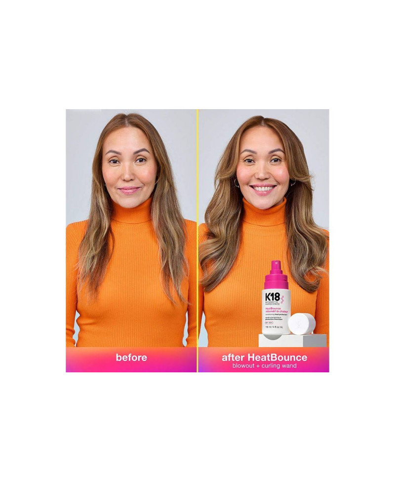 K18 HeatBounce acondicionador + Protector térmico 118ml