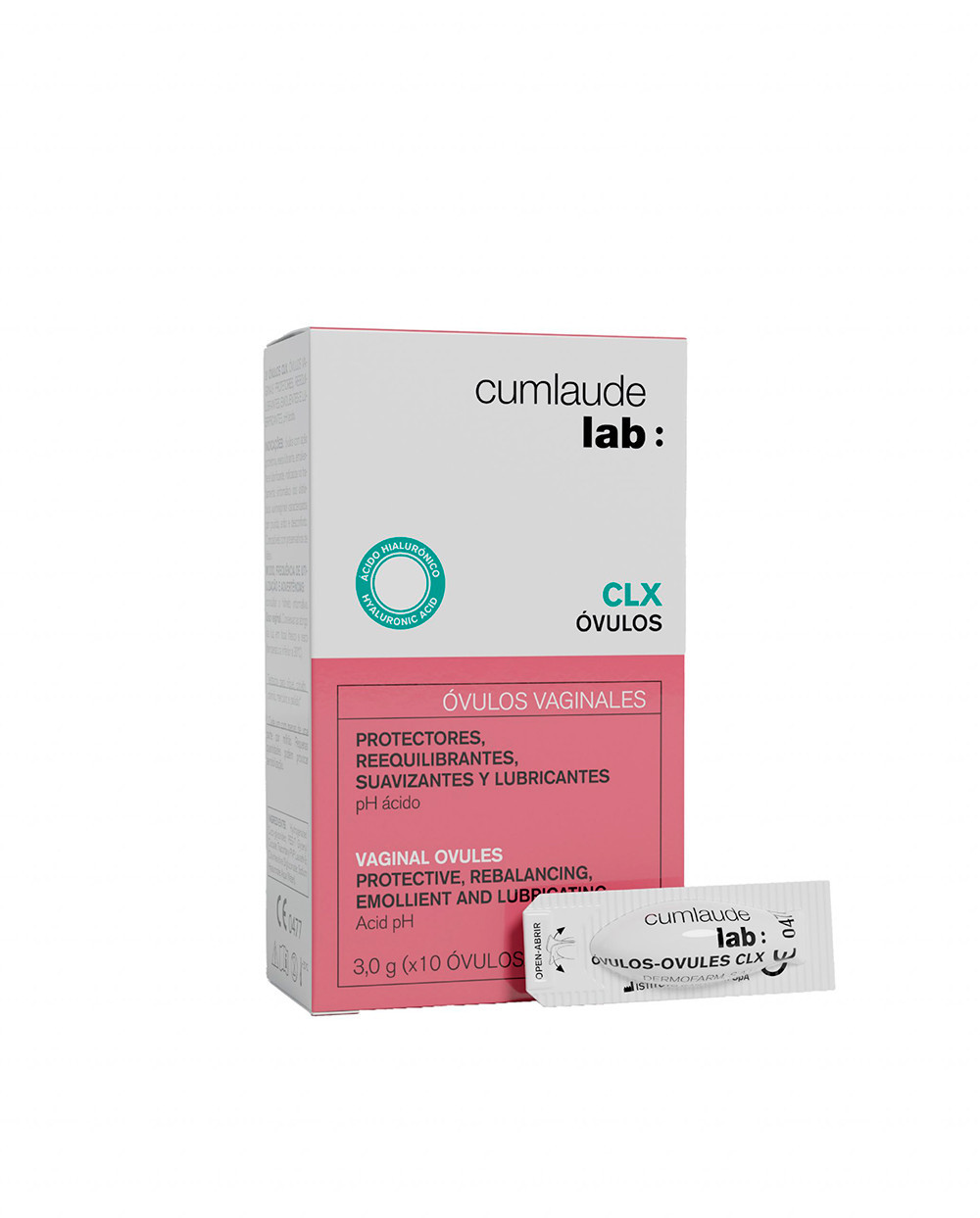 CUMLAUDE LAB CLX Óvulos Vaginales 10 Uds