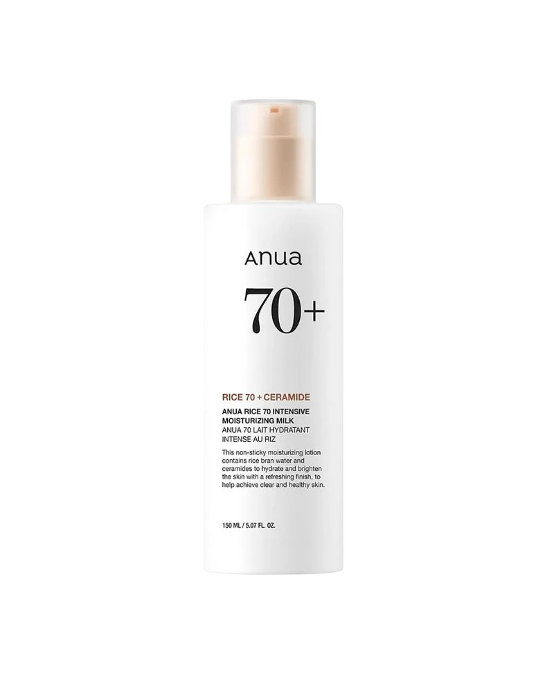 Anua Rice 70+ Rice Ceramide Loción Intensiva Hidratante 150 ml