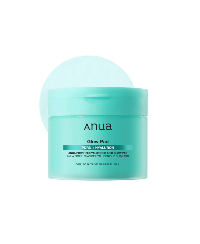 Anua PDRN 100 Hyaluronic Acid Glow Pad 60 Parches