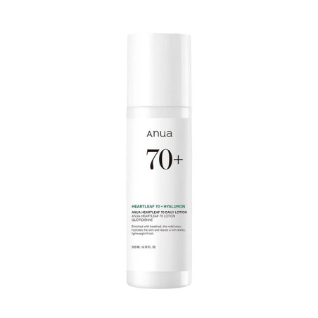 ANUA Heartleaf 70+ Heartleaf+ Hyaluron Loción Diaria 200 ml