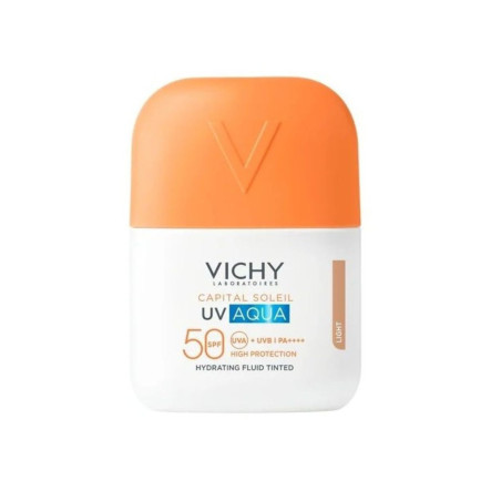 VICHY Capital Soleil UV Aqua Fluido Hidratante con color tono claro SPF50 50 ml