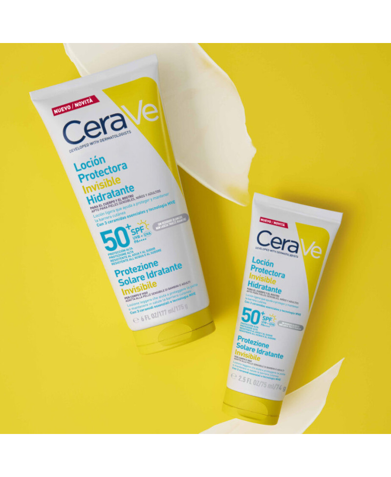 CERAVE Loción Protectora Invisible Hidratante SPF50 75 ml