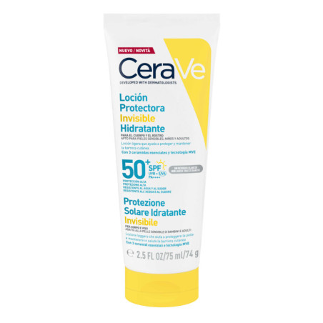 CERAVE Loción Protectora Invisible Hidratante SPF50 75 ml
