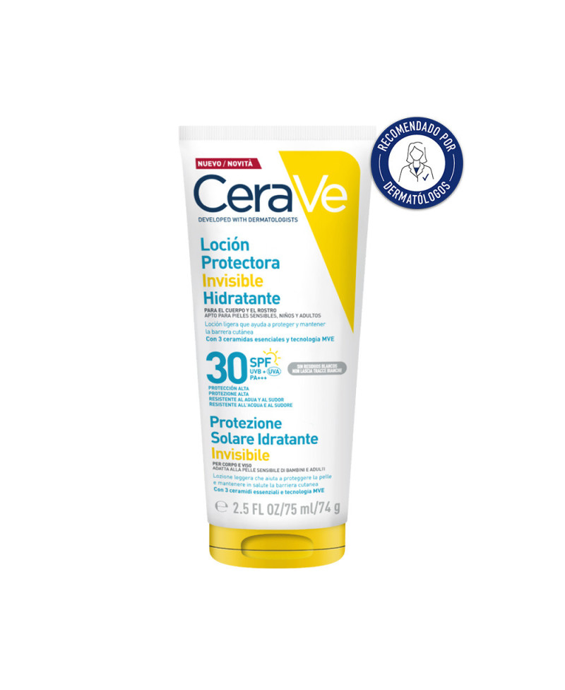 Cerave Loción Protectora Invisible Hidratante SPF30 75 ml