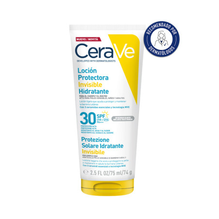 Cerave Loción Protectora Invisible Hidratante SPF30 75 ml