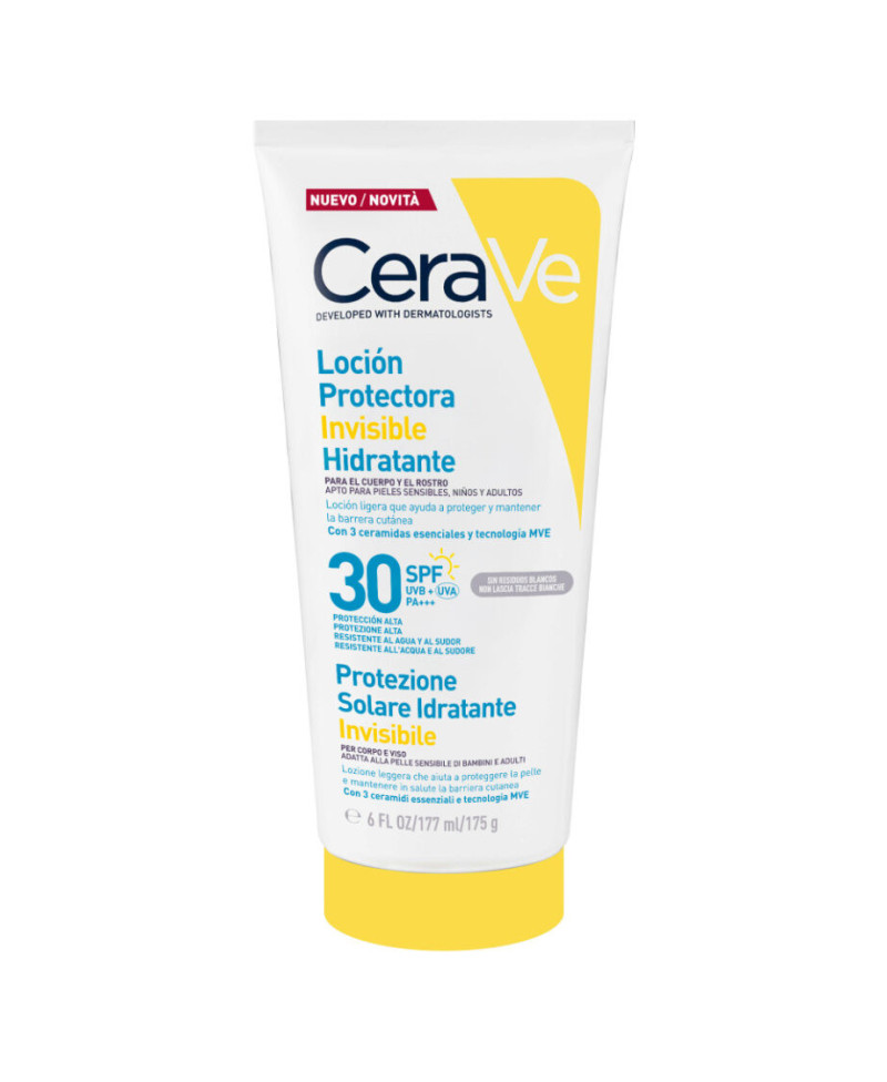 Cerave Loción Protectora Invisible Hidratante SPF30 177 ml