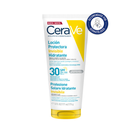Cerave Loción Protectora Invisible Hidratante SPF30 177 ml