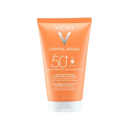 VICHY Capital Soleil Leche Familiar Protectora Solar Hidratante Invisible SPF 50+ 150 ml
