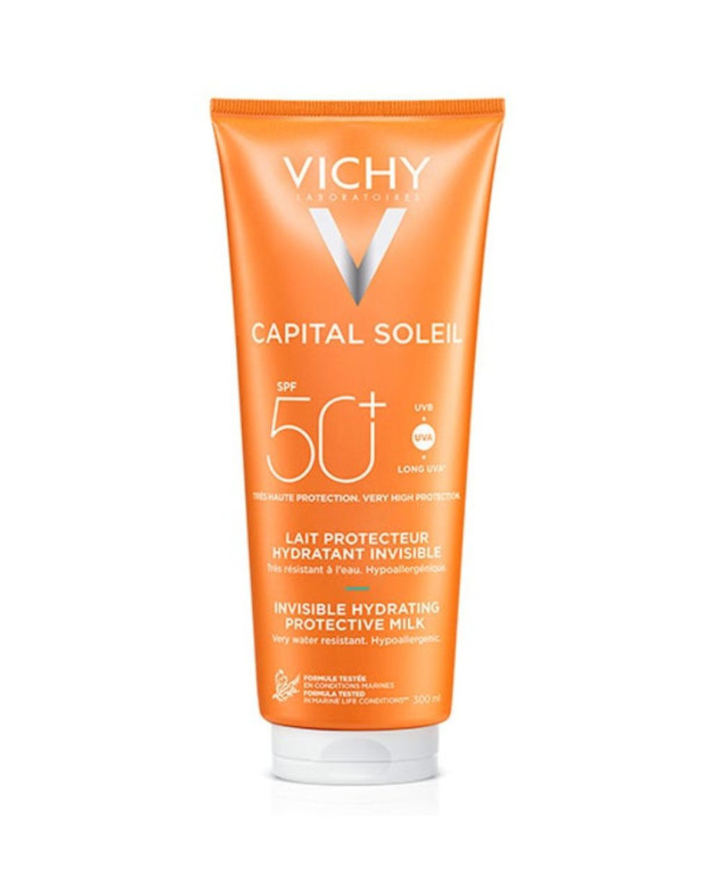 VICHY Capital Soleil Leche Familiar Protectora Solar Hidratante Invisible SPF 50+ 300 ml