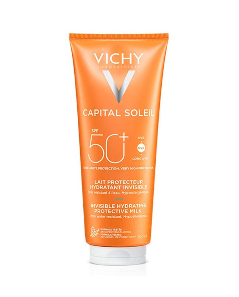 VICHY Capital Soleil Leche Familiar Protectora Solar Hidratante Invisible SPF 50+ 300 ml