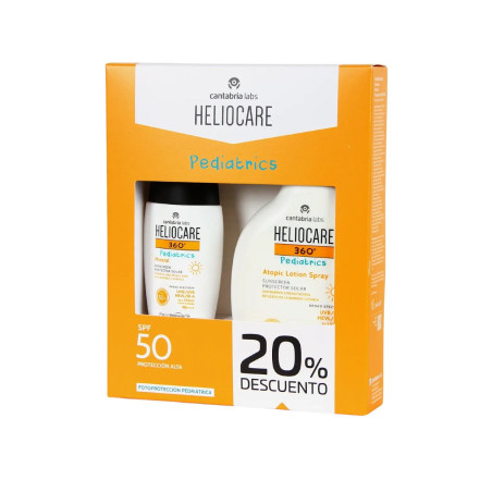 HELIOCARE 360 Pack Pediatrics Mineral SPF 50+ + Atopic Lotion Spray SP