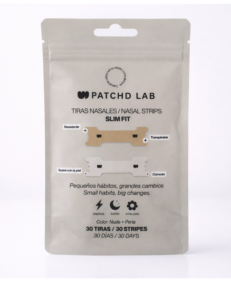 PATCHD LAB Tiras Nasales Slim Fit Nude-Perla 30 Unidades