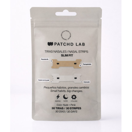 PATCHD LAB Tiras Nasales Slim Fit Nude-Perla 30 Unidades