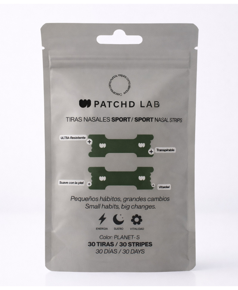 PATCHD LAB Tiras Nasales Sport Verde 30 Unidades