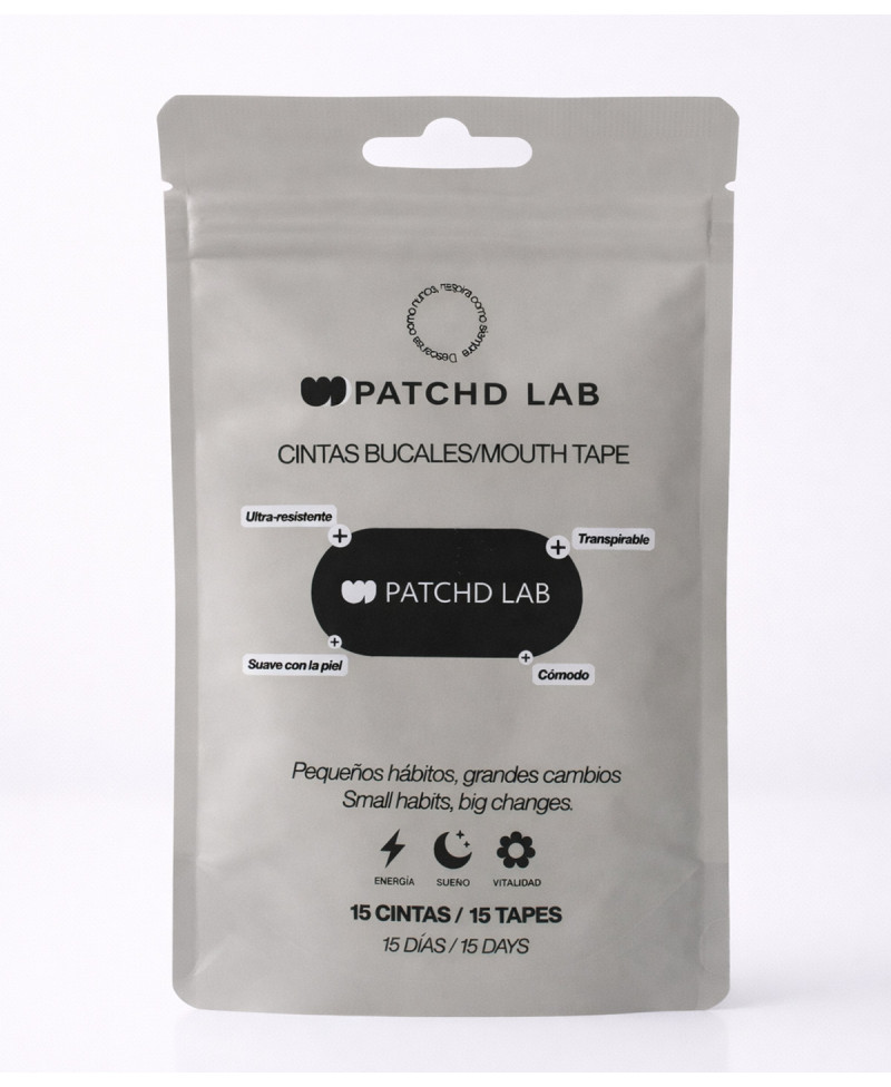 PATCHD LAB Cintas Bucales Negras 15 Unidades