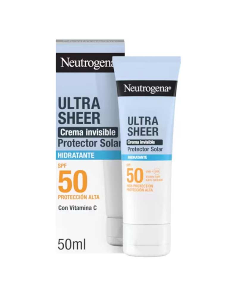 NEUTROGENA ULTRA SHEER SPF50 Crema Hidratante 50 ml