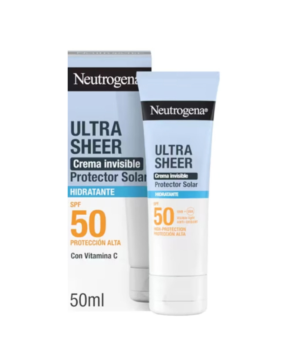 NEUTROGENA ULTRA SHEER SPF50 Crema Hidratante 50 ml