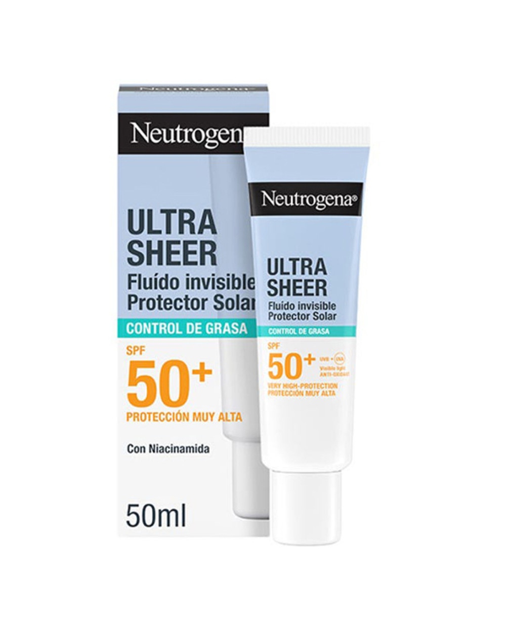 NEUTROGENA ULT SH Fluido Control Grasa SPF50+ 50ml