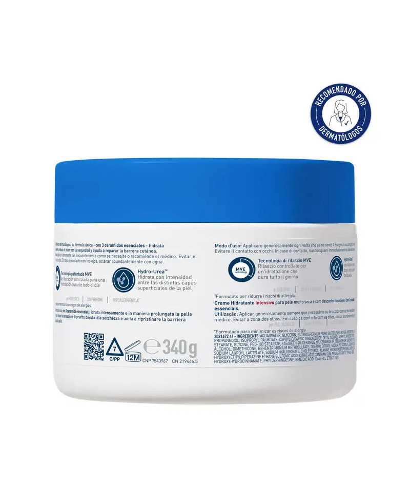 CERAVE Crema Hidratante Intensiva 340g