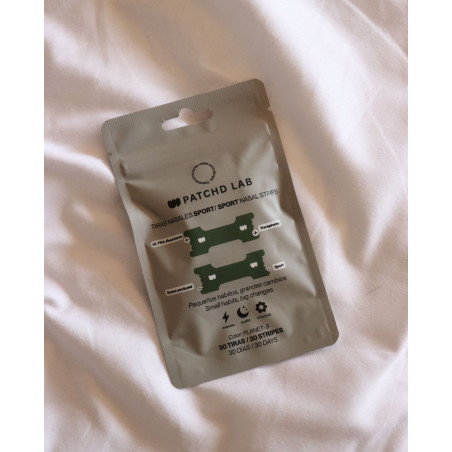 PATCHD LAB Tiras Nasales Sport Verde 30 Unidades