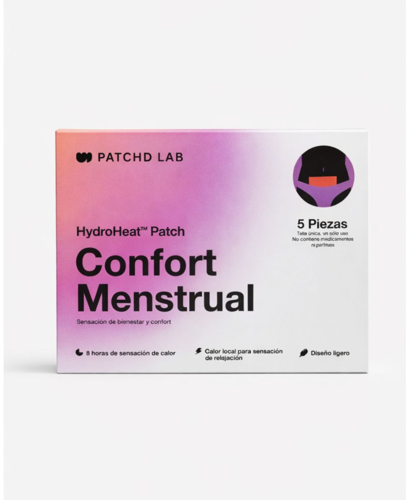 Patchd Lab Confort Menstrual alivio natural sin fármacos