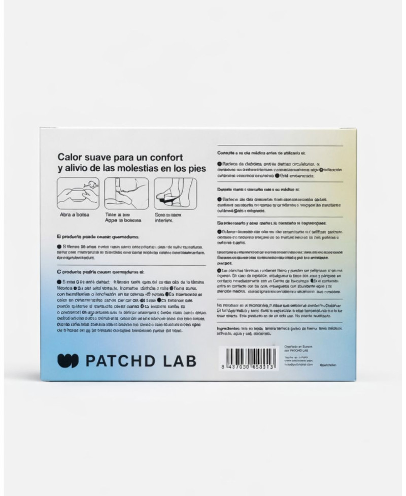 PATCHD LAB Confort Pies 6 Unidades