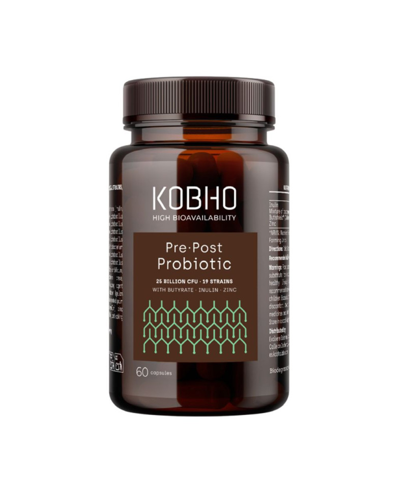 KOBHO Pre-Post Probiótico 60 Cápsulas