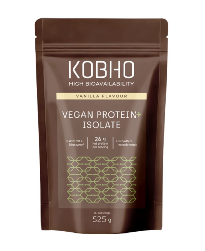 KOBHO Proteína Vegana Aislada Sabor Vainilla 525g