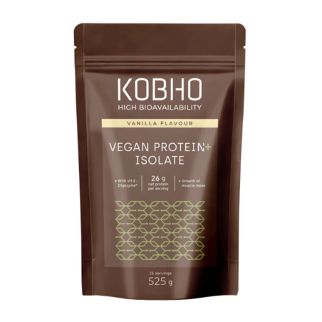 KOBHO Proteína Vegana Aislada Sabor Vainilla 525g