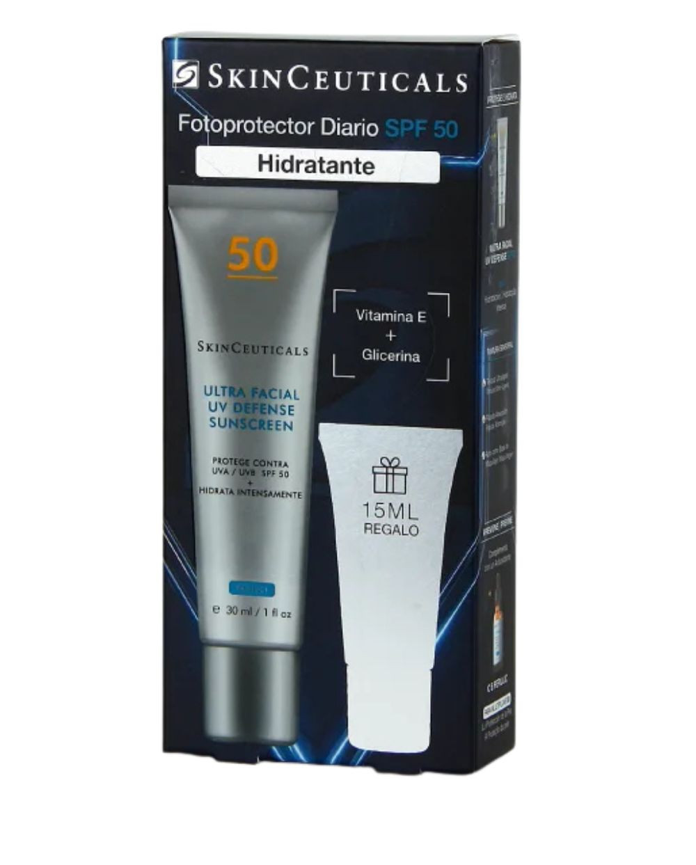 SKINCEUTICALS Pack Ultra Facial UV Defense SPF 50 30 ml + Regalo Solar 15 ml