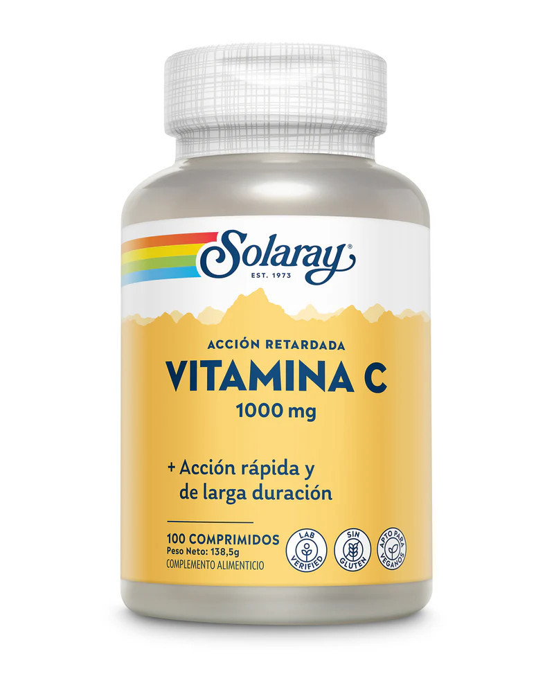 SOLARAY Vitamina C 1000 MG 100 Comprimidos